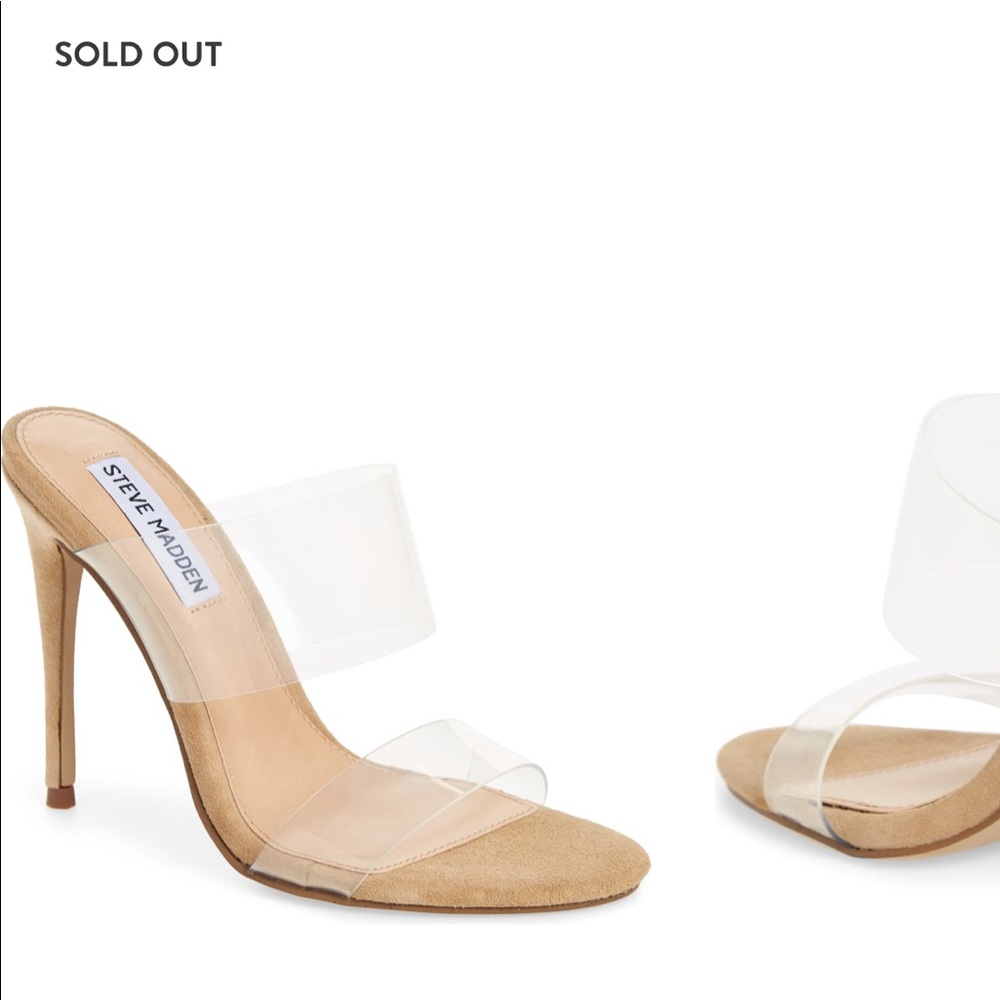 Steve Madden Charlee clear sandal